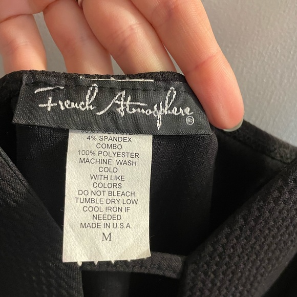 Spaghetti strap black jumpsuit - Picture 3 of 3